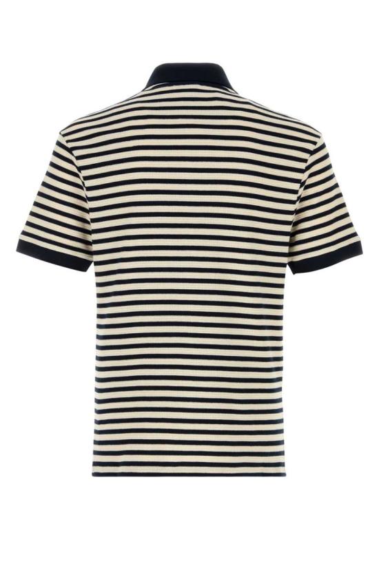 26SS 알렉산더 맥퀸 폴로 티셔츠 852208QXACK 9256 STRIPPED - ALEXANDER MCQUEEN