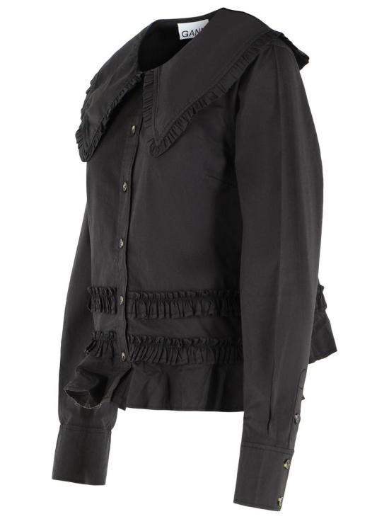 26SS 가니 블라우스 A1040096099 Black - GANNI