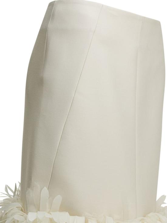 26SS 토템 미디 스커트 261 WRB0406 FB0567 116ECRU Beige - TOTEME