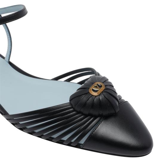 26SS 발렌티노 가라바니 플랫 슈즈 S0LX5DMD0NO Black - VALENTINO GARAVANI