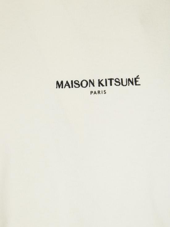 26SS 메종키츠네 파리 컴포트 티셔츠 QM00100KJ7025 0063 BIANCO - MAISON KITSUNE