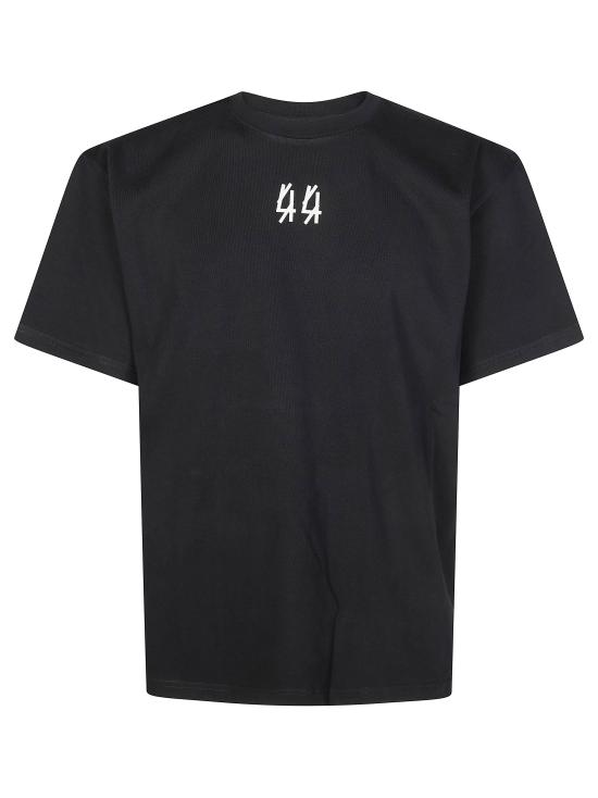 26SS 44레이블 반팔 티셔츠 B0030556FA706P447 BLACK NERO