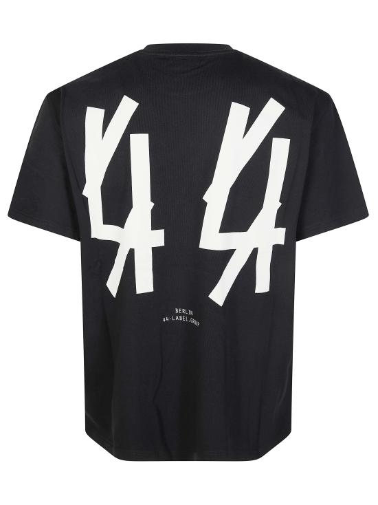 26SS 44레이블 반팔 티셔츠 B0030556FA706P447 BLACK NERO - 44 LABEL