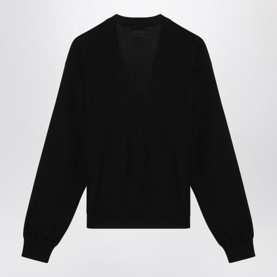 26SS 르메르 트위스트 가디건 PO0023LK087 S LEMAI BK999 Black - LEMAIRE