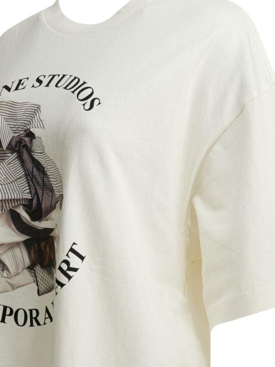 26SS 아크네 스튜디오 반팔 티셔츠 AL0534AEG WHITE - ACNE STUDIOS