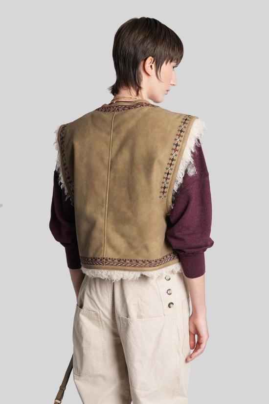 25FW 이자벨마랑에뚜왈 베스트 429588 GI0061FA C3A02E Brown - ISABEL MARANT ETOILE