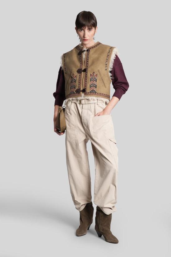 25FW 이자벨마랑에뚜왈 베스트 429588 GI0061FA C3A02E Brown - ISABEL MARANT ETOILE