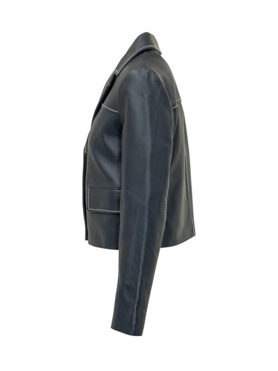 26SS 마이클 코어스 가죽 자켓 MR610D2KFN 409 BLUE - MICHAEL KORS