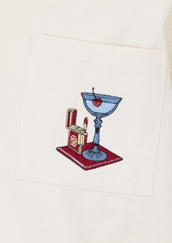 26SS 드롤드무슈 긴팔 셔츠 SH227CO215OW WHITE - DROLE DE MONSIEUR