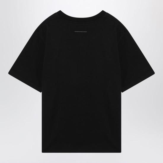 26SS MM6 메종마르지엘라 반팔 티셔츠 SH0GC0069S24311 S MM6 900 Black - MM6 MAISON MARGIELA