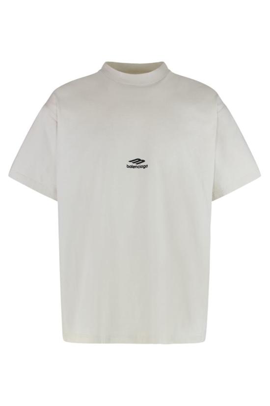 26SS 발렌시아가 반팔 티셔츠 850345TTVK5 9054 WHITE