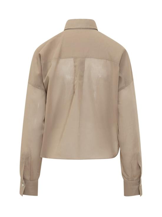 26SS 브루넬로 쿠치넬리 셔츠 M0F91MX616 C8690 BROWN - BRUNELLO CUCINELLI