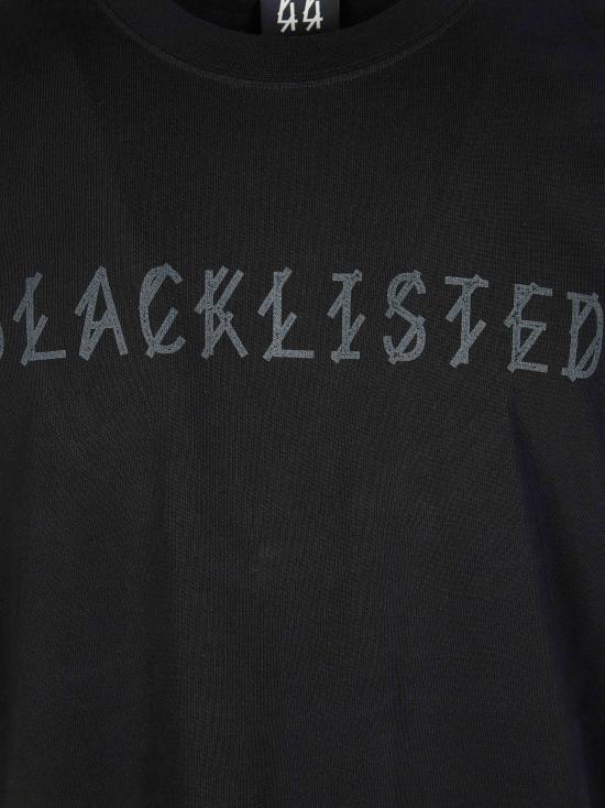 26SS 44레이블 반팔 티셔츠 B0030556FA706P761 BLACK NERO - 44 LABEL