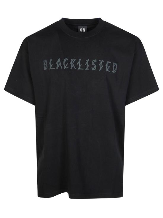 26SS 44레이블 반팔 티셔츠 B0030556FA706P761 BLACK NERO