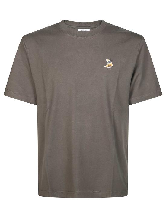 26SS 메종키츠네 드리밍 폭스 컴포트 티셔츠 QM00102KJ7026 0453 MARRONE