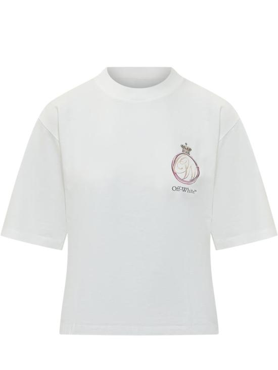 26SS 오프화이트 반팔 티셔츠 2AA124S26JER004 0110 WHITE