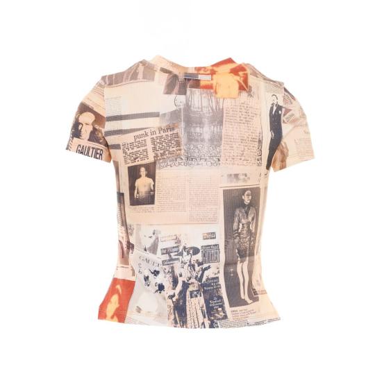 26SS 장 폴 고티에 반팔 티셔츠 TO400J026P030830 Beige