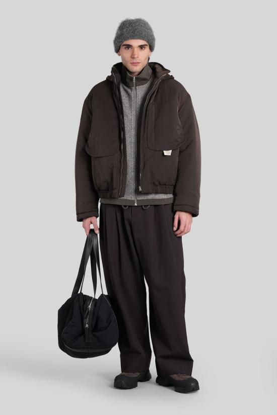 25FW 란나 집업 니트 431184 AMFW25TR01536 GREY - RANRA