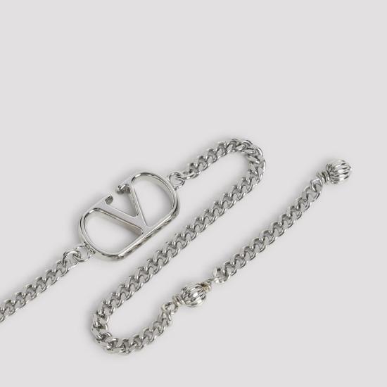 26SS 발렌티노 가라바니 브레이슬릿 8Y2J0AG4MET 172 GREY - VALENTINO GARAVANI