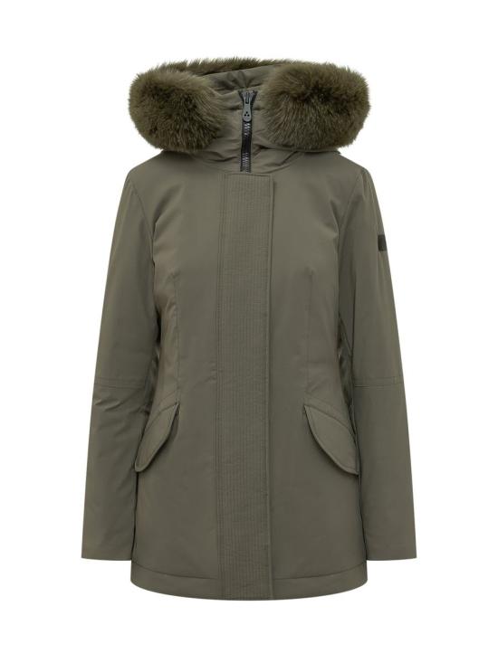 25FW 페트레이 DONNET KL FUR 패딩 PED444501191510 690 GREEN