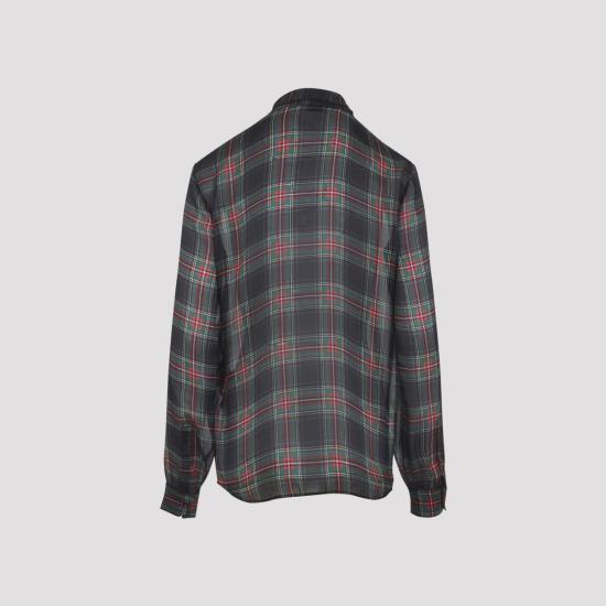 25FW 생로랑 셔츠 842861 Y1H96 1052 Black - SAINT LAURENT