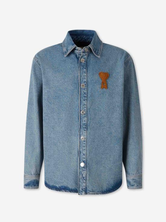 26SS 아미 자켓 UJK897 DE0046 480BLEUUSED DENIM BLUE