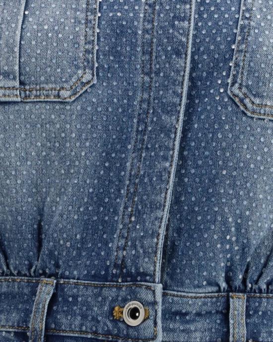 26SS 셀프 포트레이트 데님 원피스 RS26801JSABL BLUE - SELF PORTRAIT