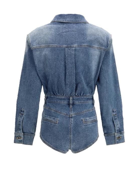 26SS 셀프 포트레이트 데님 원피스 RS26801JSABL BLUE - SELF PORTRAIT