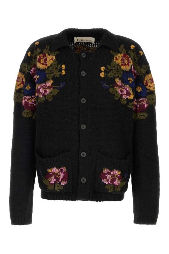 25FW 바지스트 가디건 CA08861 BLACK Black