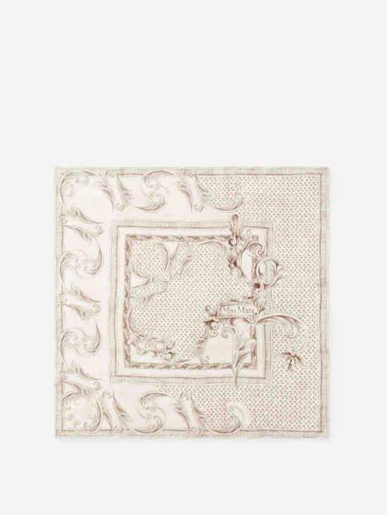 26SS 막스마라 머플러/스카프 2614541191600 BLANCO Brown - MAX MARA