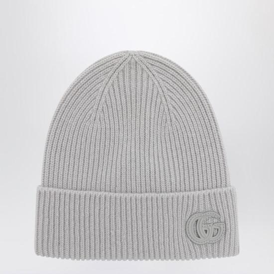 25FW 구찌 캐시미어 패치 비니 8341903GAC0 R GUC 1200 GREY