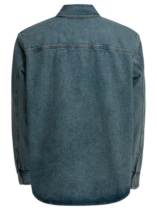 26SS 아미 긴팔 셔츠 UJK897 DE0046480 BLUE - AMI