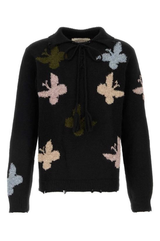 25FW 바지스트 가디건 SW02861 BLACK Black