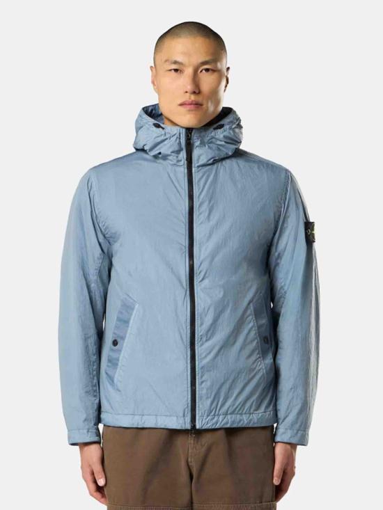 26SS 스톤 아일랜드 크링클 랩스 NY 윈드 레지스턴스 안티 드롭 후드 자켓 L1S154100001 V0024DARK BLUE - STONE ISLAND
