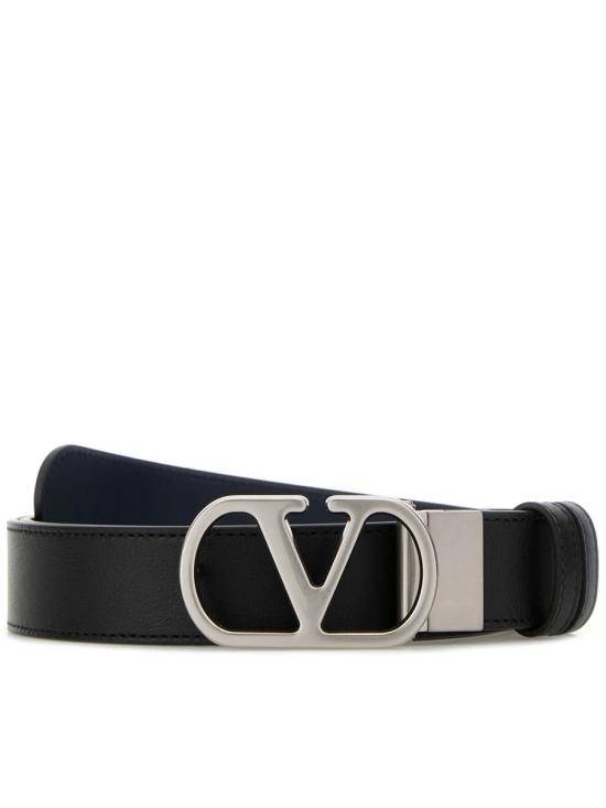 26SS 발렌티노 가라바니 가죽 벨트 8Y2T0SQ3UPC M77 NERO MARINE Black