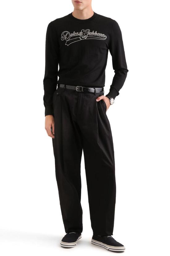 26SS 돌체앤가바나 스웨터 GXX02ZJDVGBN0000 Black - DOLCE & GABBANA