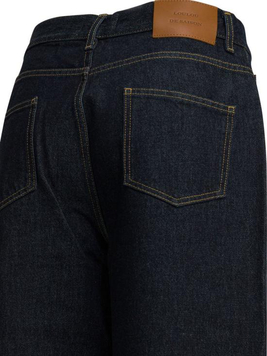 26SS 루루 드 세종 데님 팬츠 SAMURRAW WASH Black - LOULOU DE SAISON