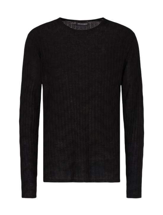25FW 엠포리오 아르마니 스웨터 EM002477AF19551UC001 Black