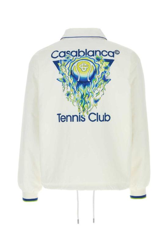 26SS 카사블랑카 자켓 MSP26OT14201 TENCLIC WHITE - CASABLANCA