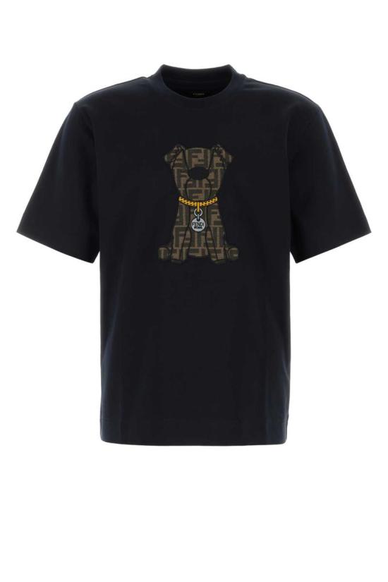 26SS 펜디 반팔 티셔츠 FY0936AW0P F0QG0 Black