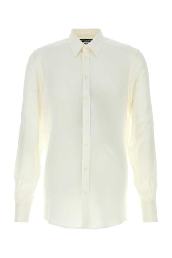 26SS 돌체앤가바나 긴팔 셔츠 G5ML1TFU1UQ W0111 WHITE