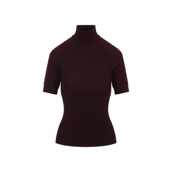 26SS 알라이아 반팔 티셔츠 AA9H1403K137C 337 RED