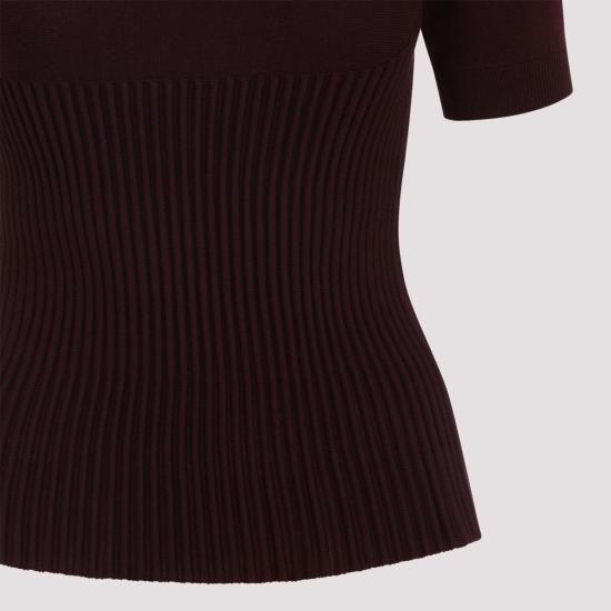 26SS 알라이아 반팔 티셔츠 AA9H1403K137C 337 RED - ALAIA