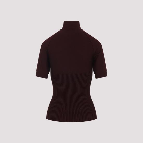 26SS 알라이아 반팔 티셔츠 AA9H1403K137C 337 RED - ALAIA