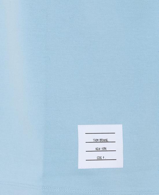 26SS 톰브라운 반팔 티셔츠 MJS307A07323480 BLUE - THOM BROWNE
