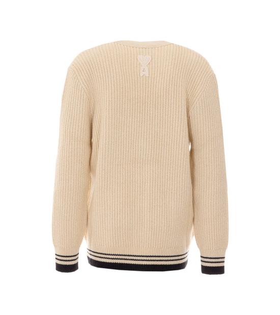 26SS 아미 가디건 UKC383KN0161136 WHITE - AMI