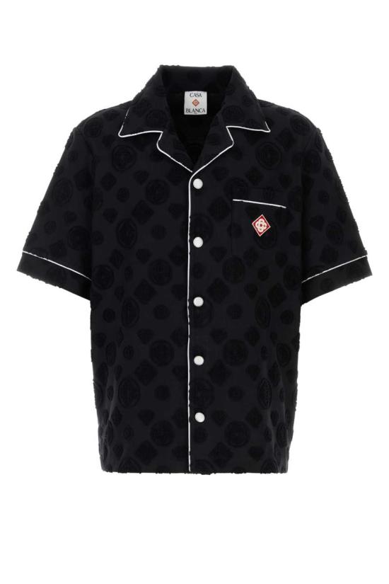26SS 카사블랑카 반팔 셔츠 MSP26SH08502 BLACK Black