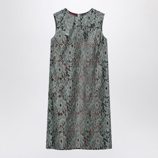 26SS 구찌 미디 원피스 857547ZAUKW S GUC 3043 GREEN