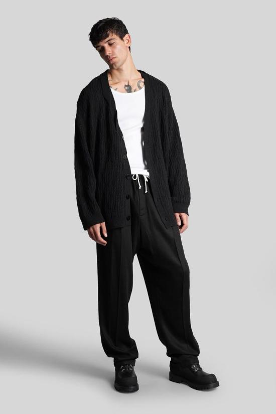 25FW 마리아노 가디건 422177 MGFW25CA01886 Black - MAGLIANO