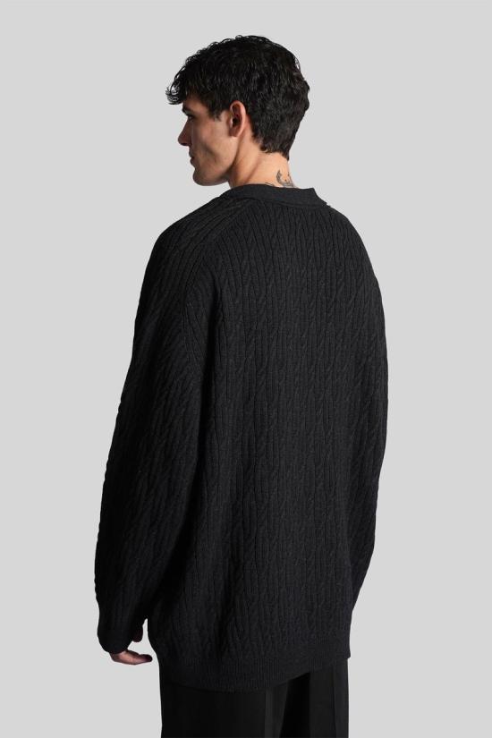 25FW 마리아노 가디건 422177 MGFW25CA01886 Black - MAGLIANO